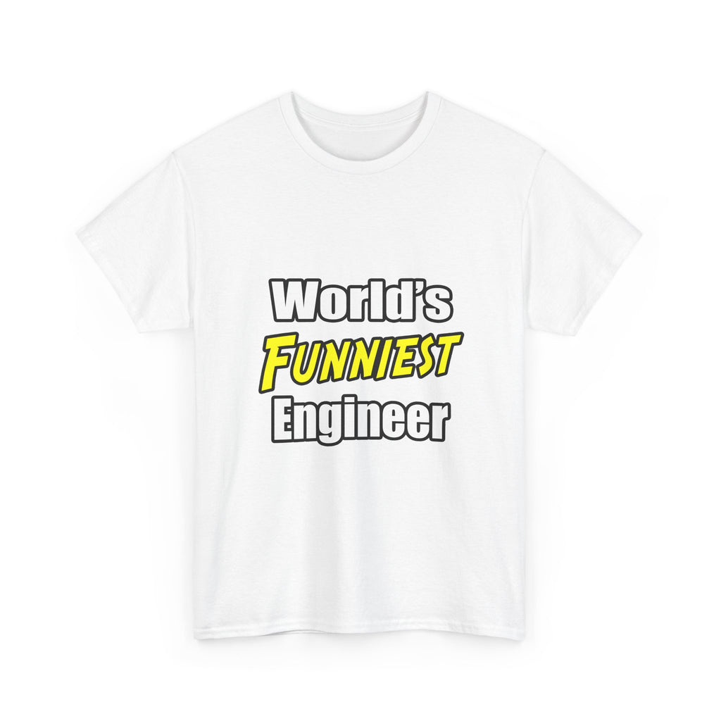 World's Funniest Engineer - Unisex Heavy Cotton Tee