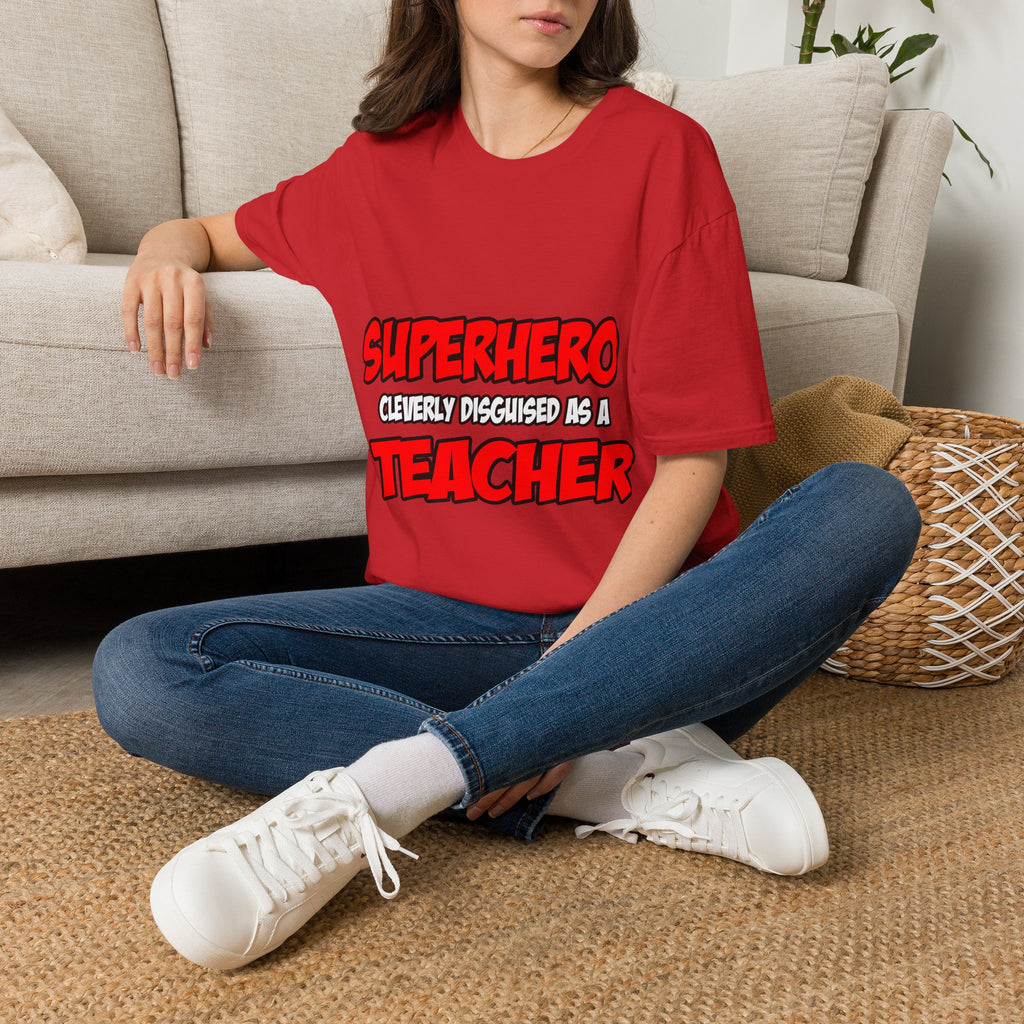 Superhero...Teacher - Unisex Softstyle T-Shirt