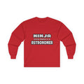 Ninja Cleverly Disguised As An Astronomer - Unisex Ultra Cotton Long Sleeve Tee