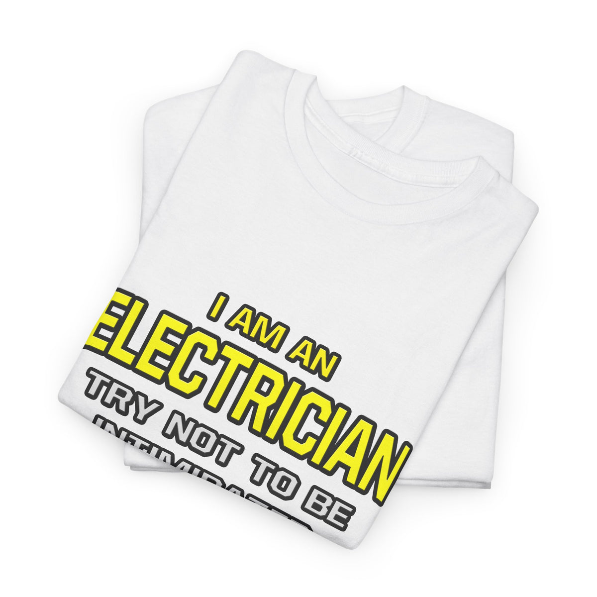 Electrician...Superior Intelligence - Unisex Heavy Cotton Tee