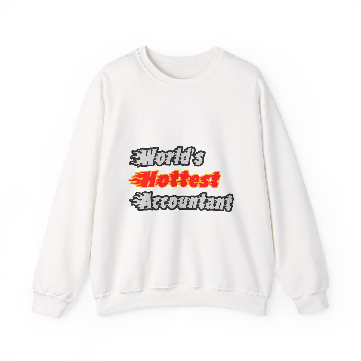 World's Hottest Accountant - Unisex Heavy Blend™ Crewneck Sweatshirt
