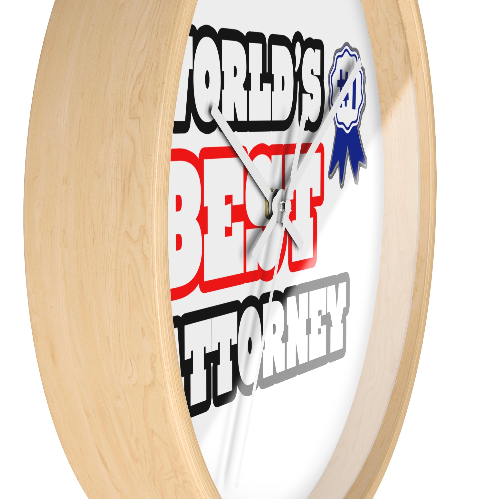 World's Best Attorney - Wall Clock