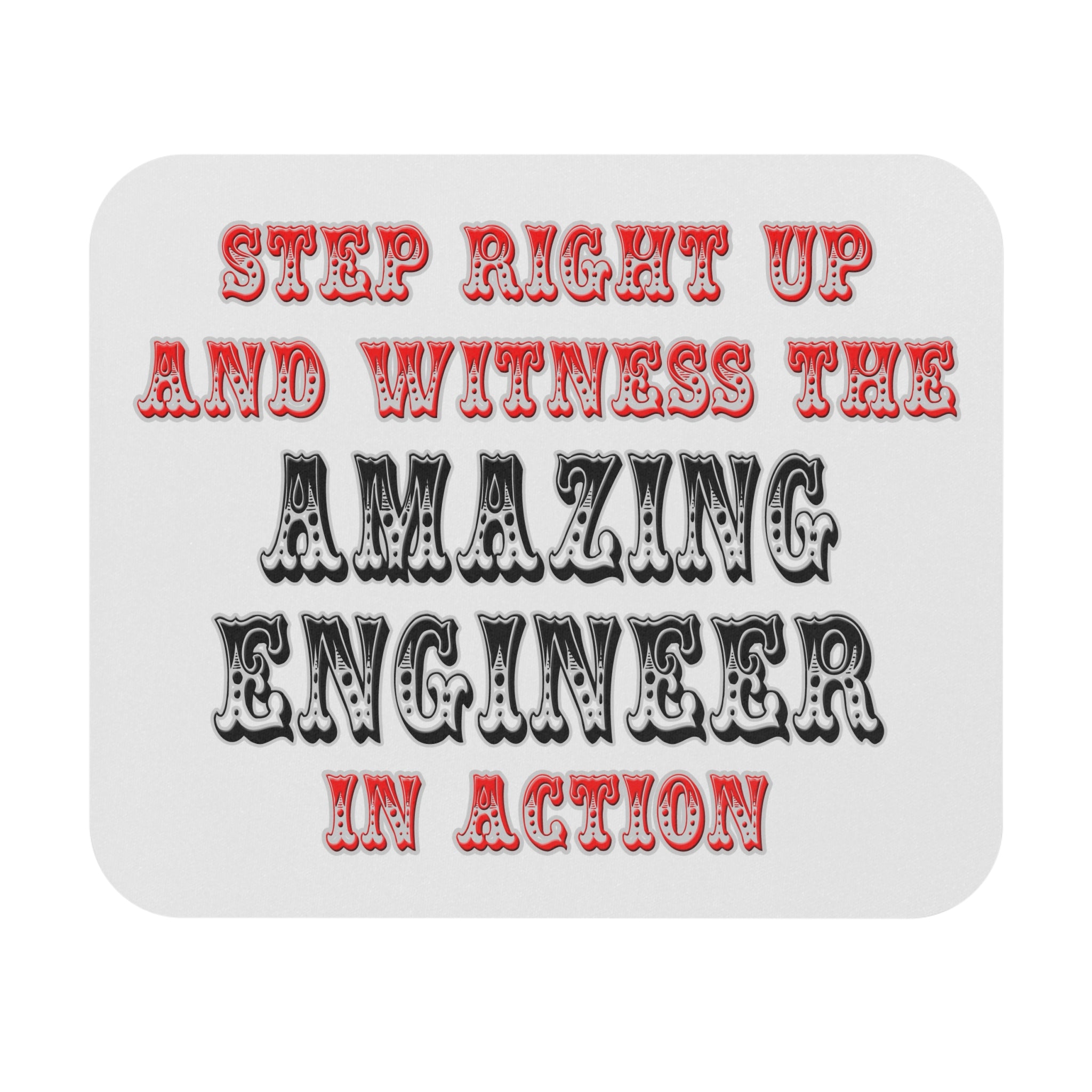 Amazing Engineer In Action - Mouse Pad (Rectangle)