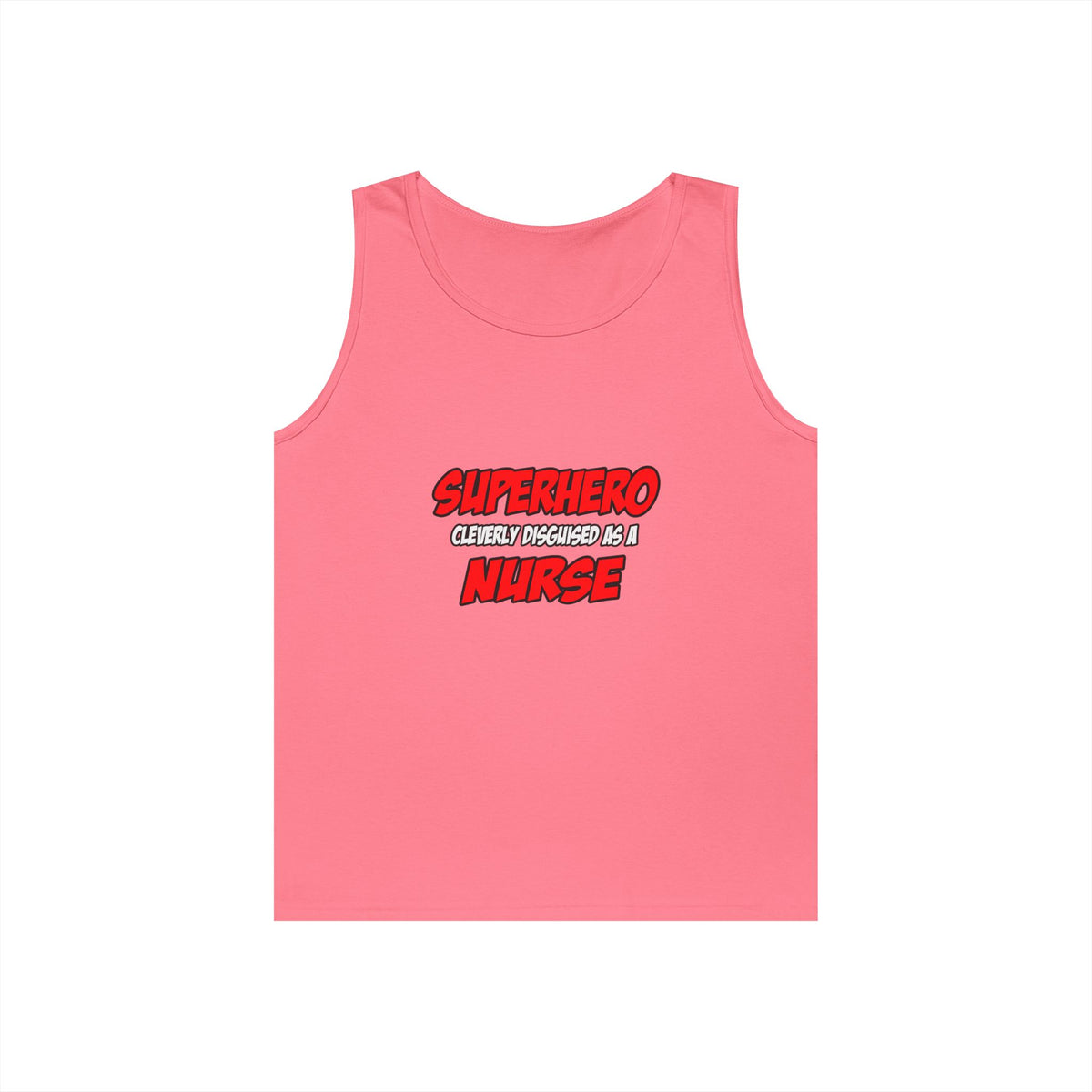 Superhero...Nurse - Unisex Heavy Cotton Tank Top