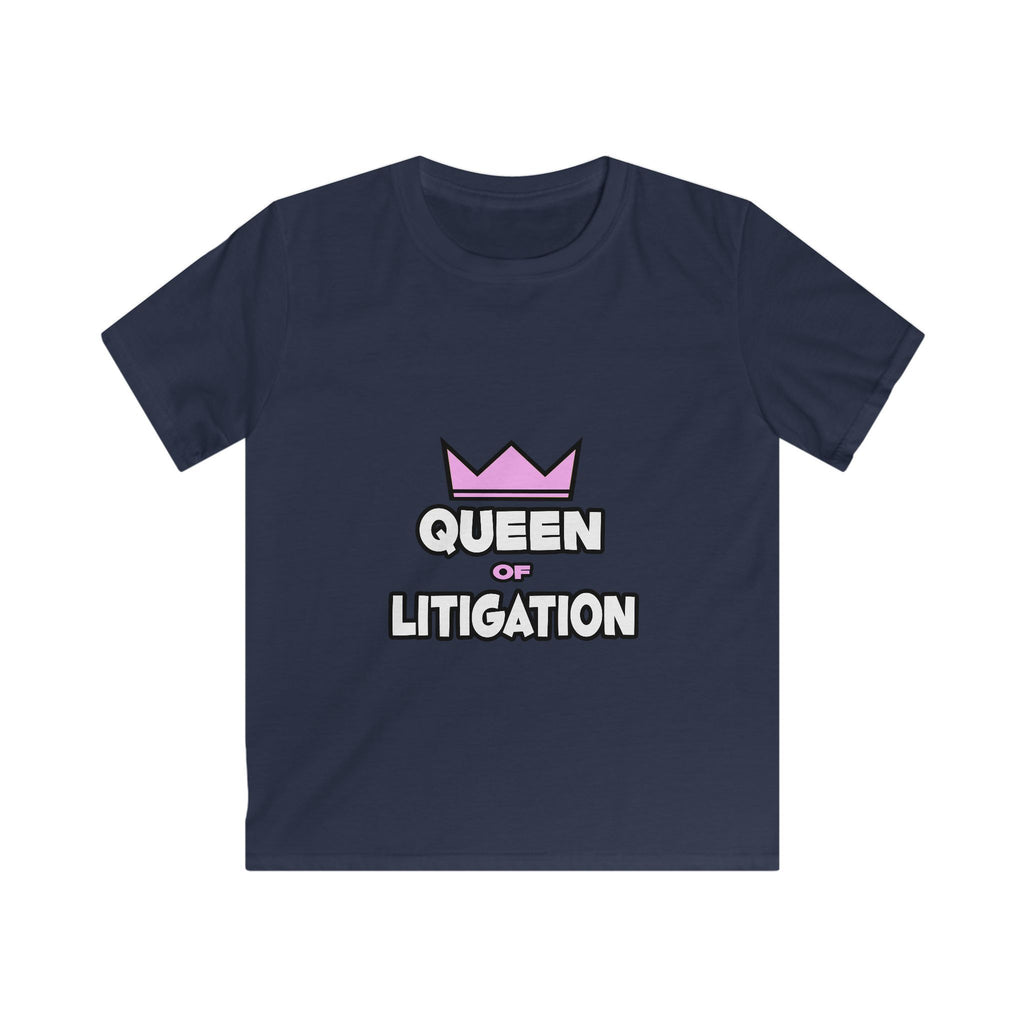 Queen of Litigation - Kids Softstyle Tee