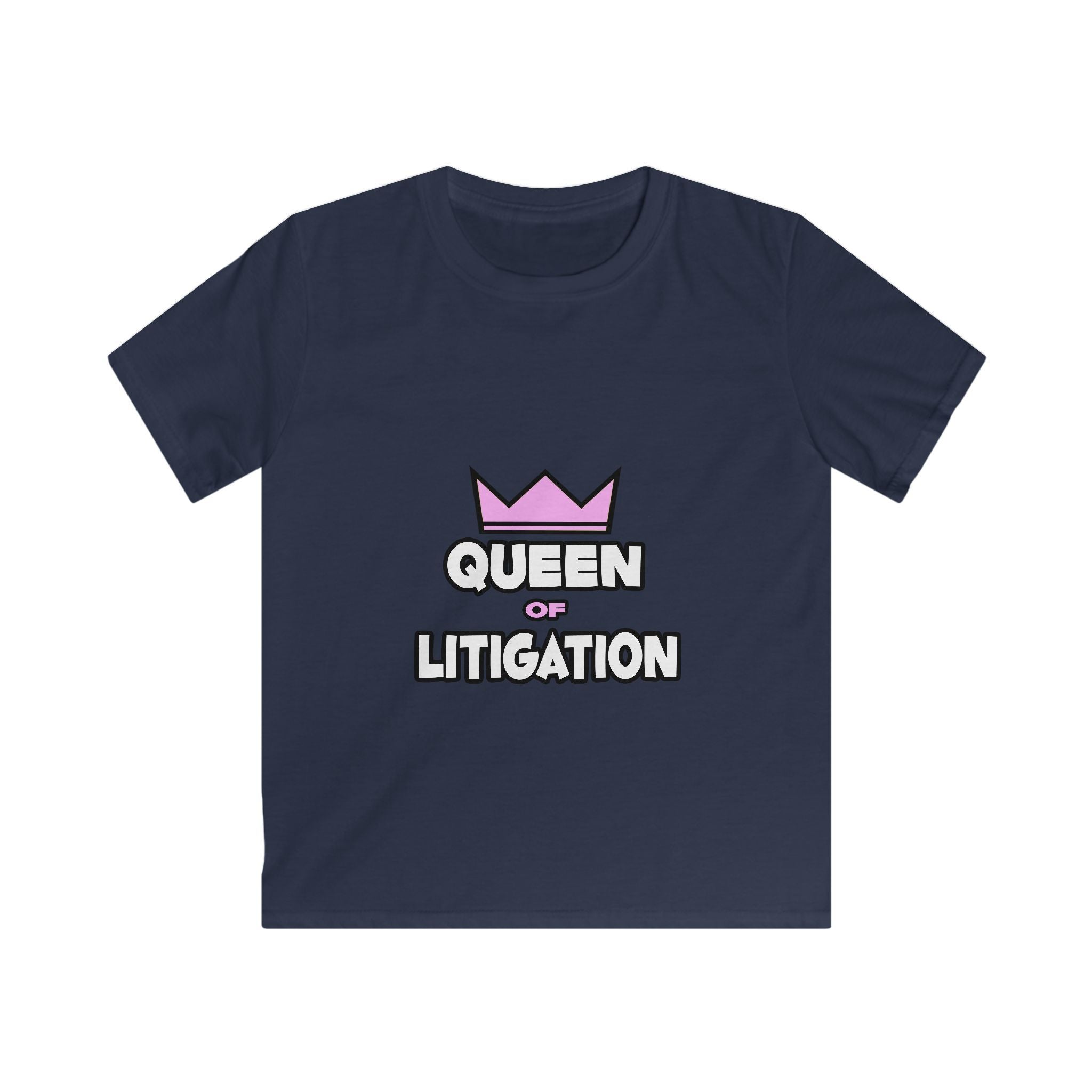 Queen of Litigation - Kids Softstyle Tee
