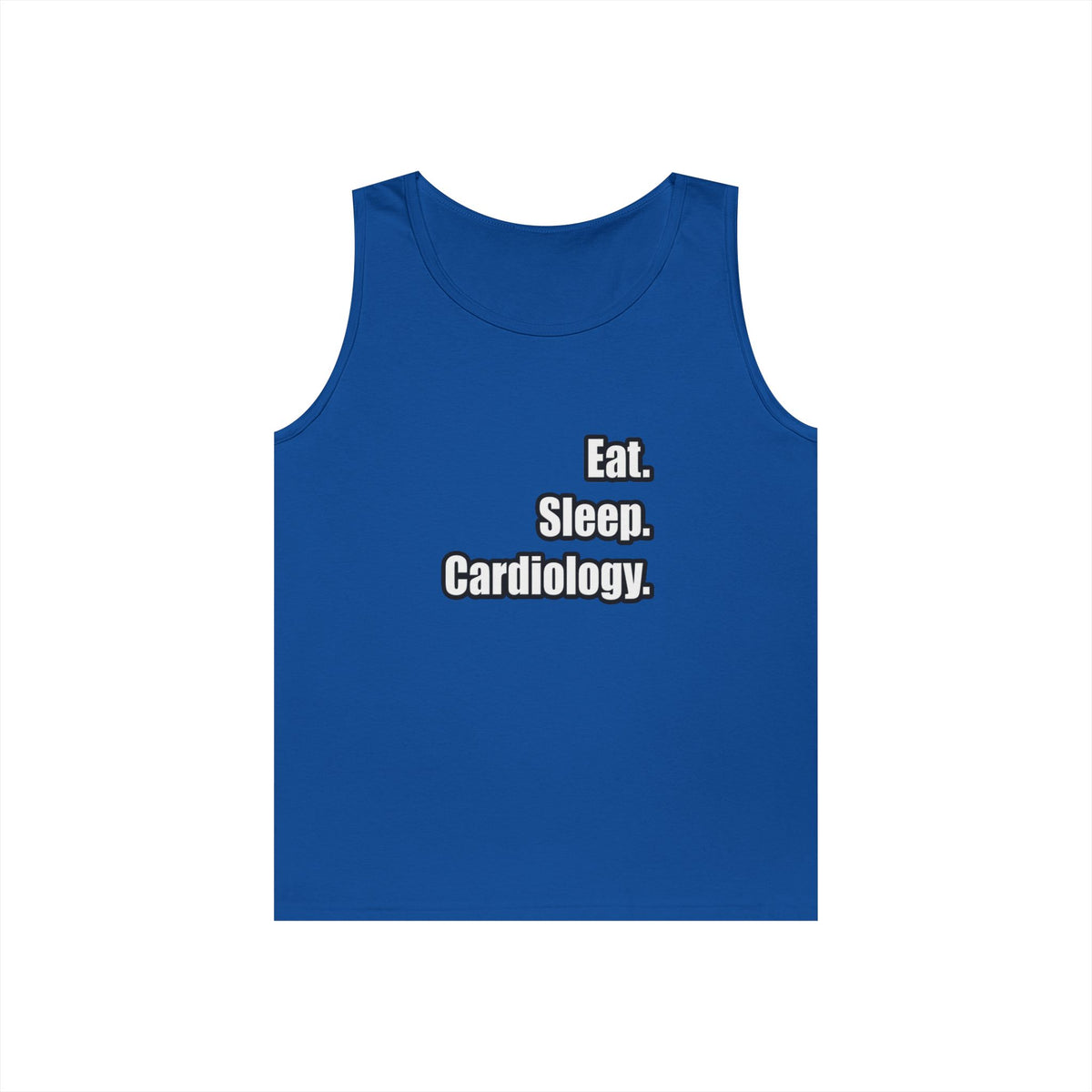 Eat. Sleep. Cardiology - Unisex Heavy Cotton Tank Top