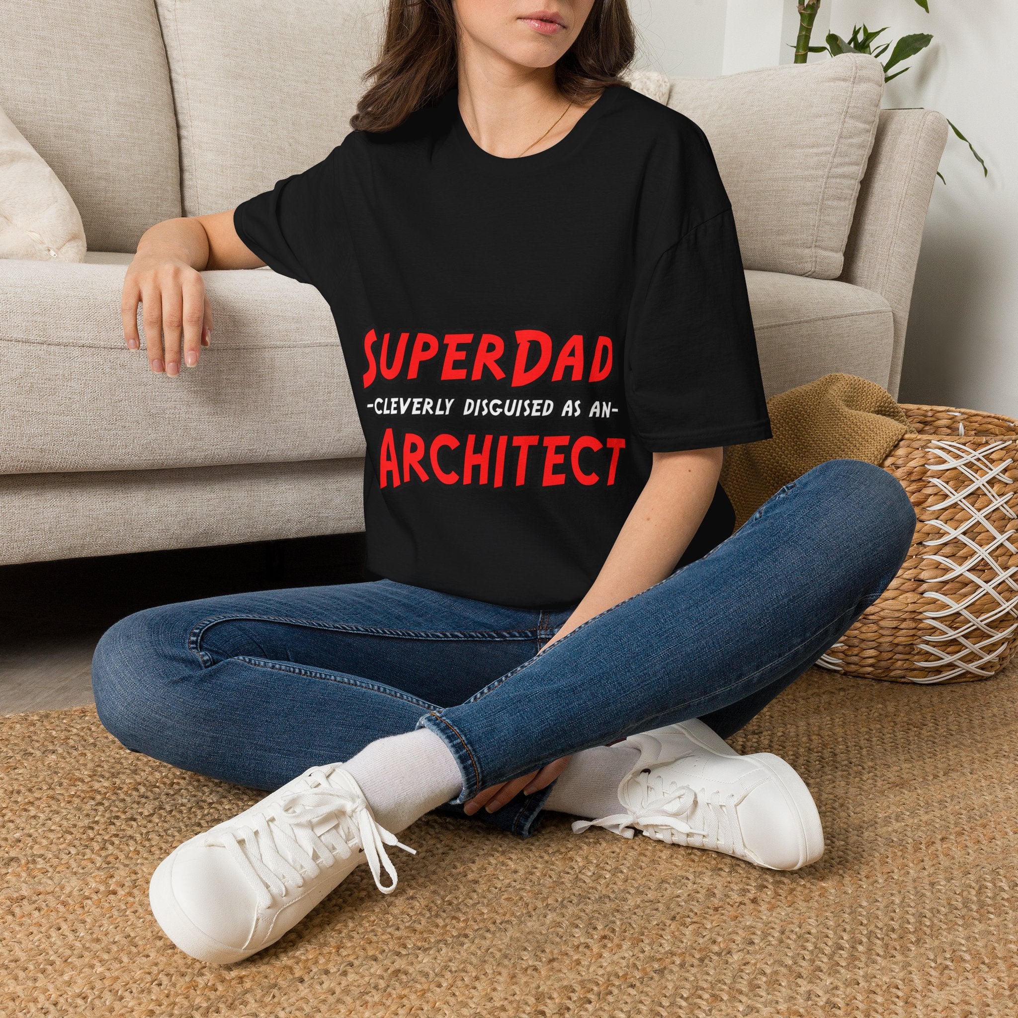 SuperDad...Architect - Unisex Softstyle T-Shirt