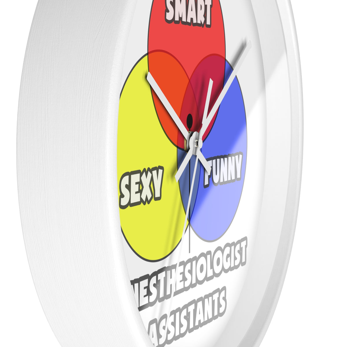 Venn Diagram .. Anesthesiologist Assistants - Wall Clock