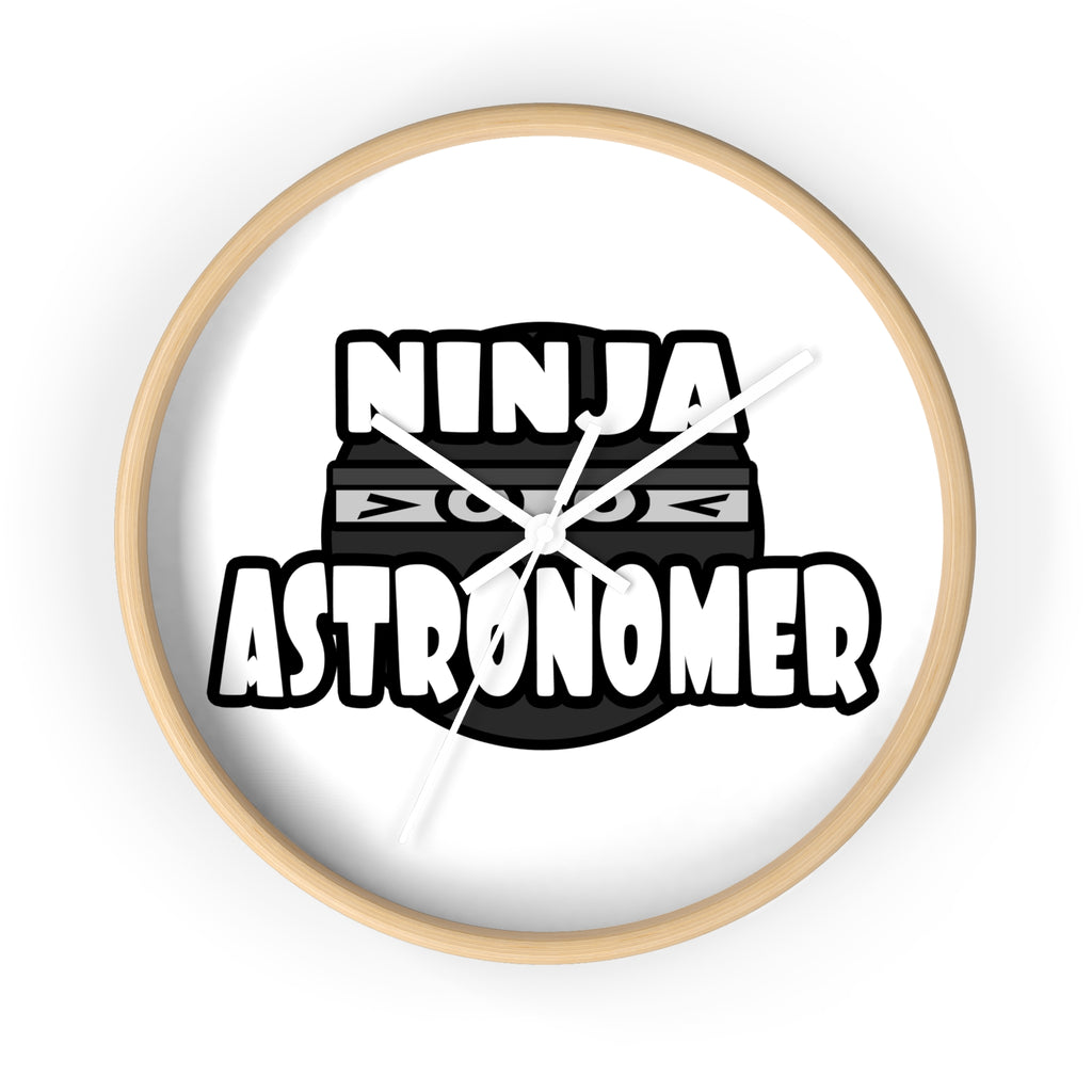 Ninja Astronomer - Wall Clock