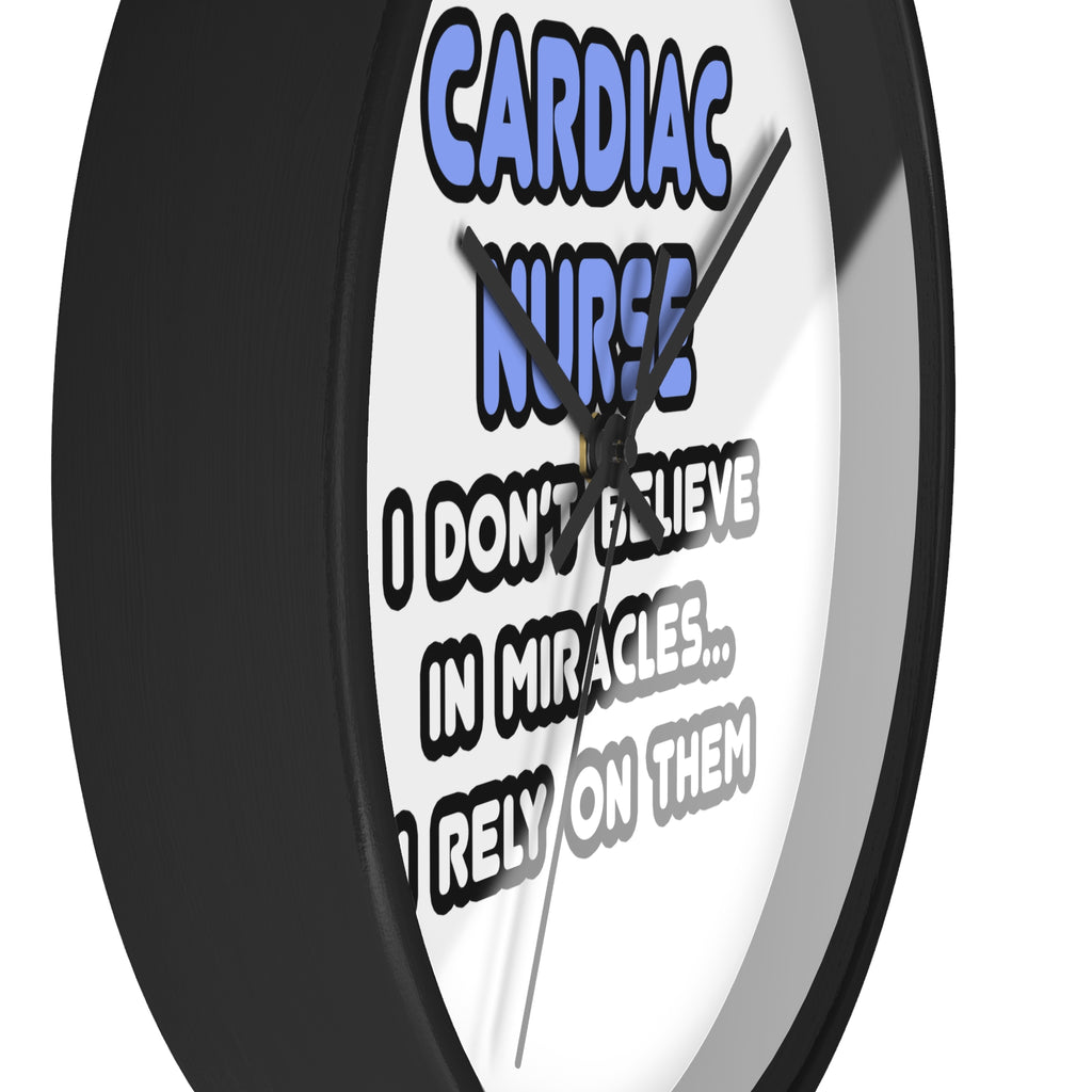 Miracles and Cardiac Nurses - Wall Clock