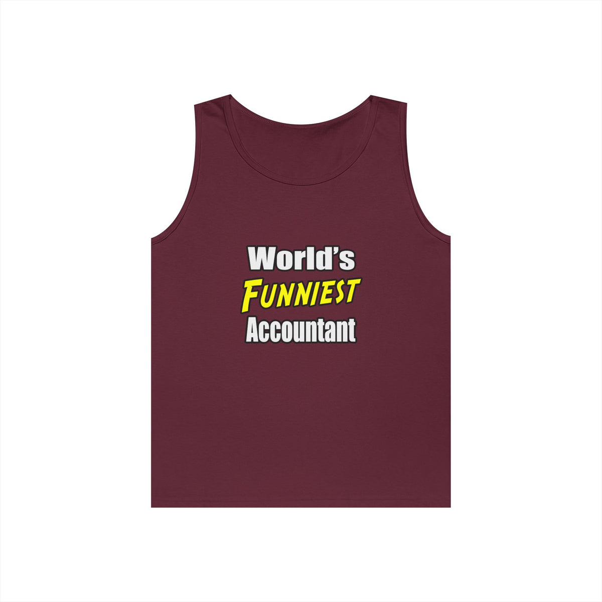 World's Funniest Accountant - Unisex Heavy Cotton Tank Top