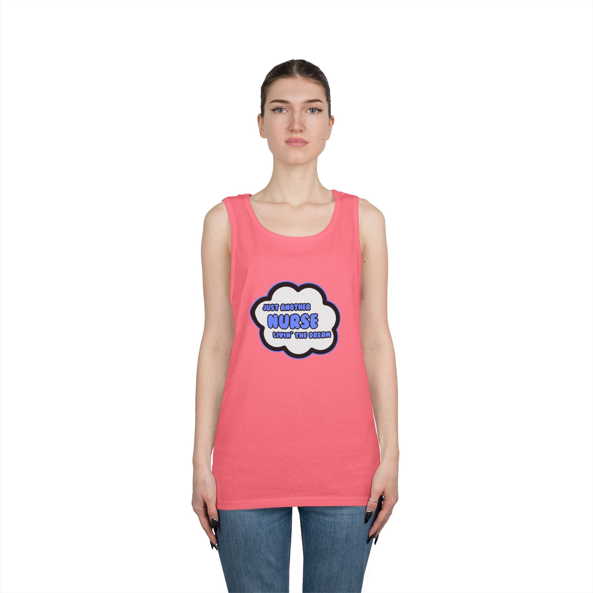 Nurse .. Livin' The Dream - Unisex Heavy Cotton Tank Top