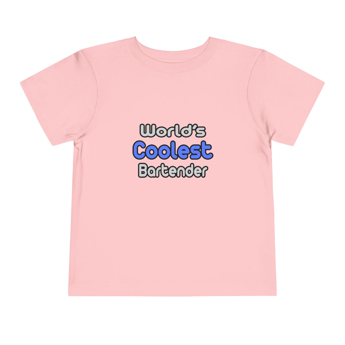 World's Coolest Bartender - Toddler Short Sleeve Tee