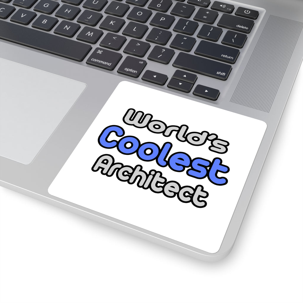 World's Coolest Architect - Square Stickers