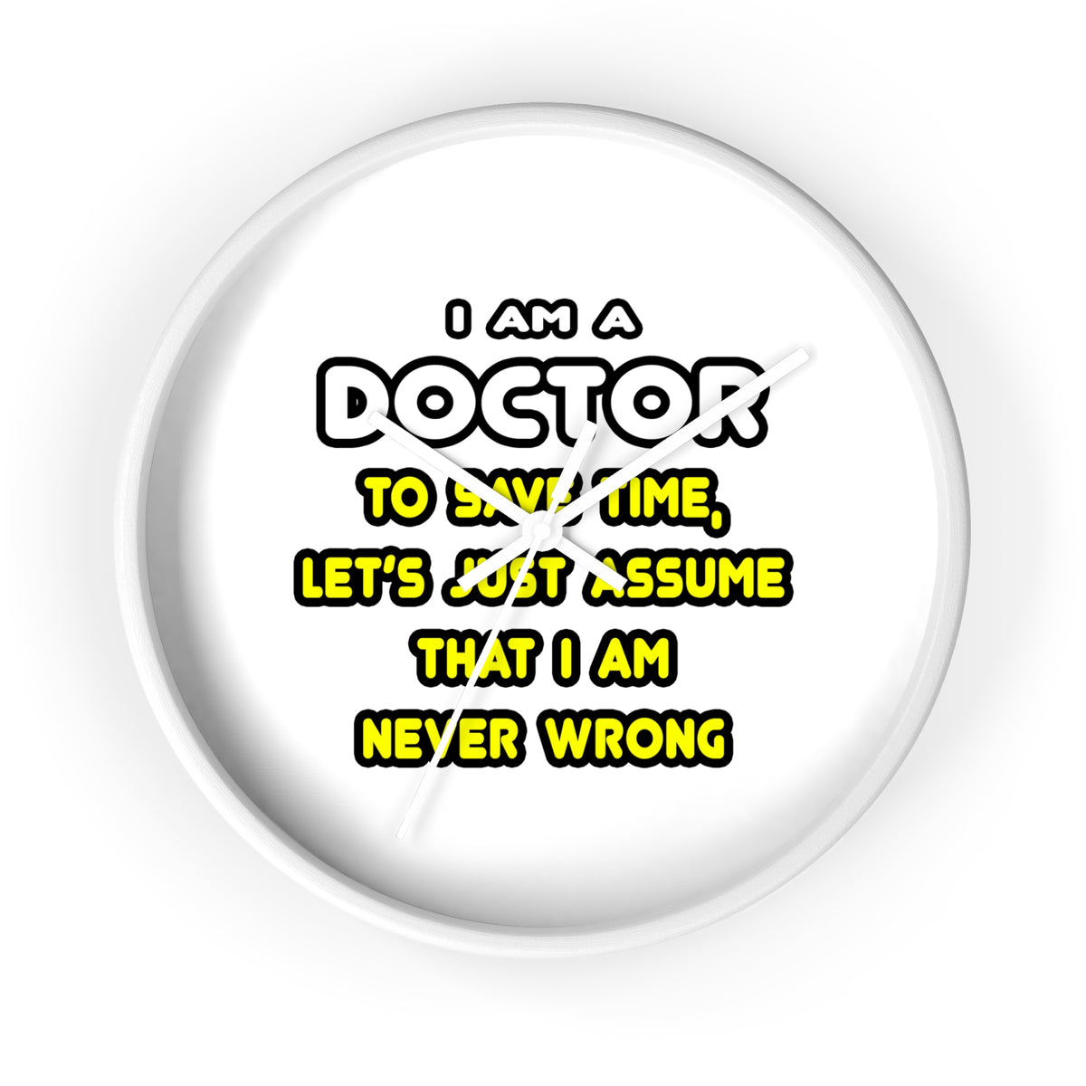 Funny Doctor T Shirts and Gifts - Wall Clock