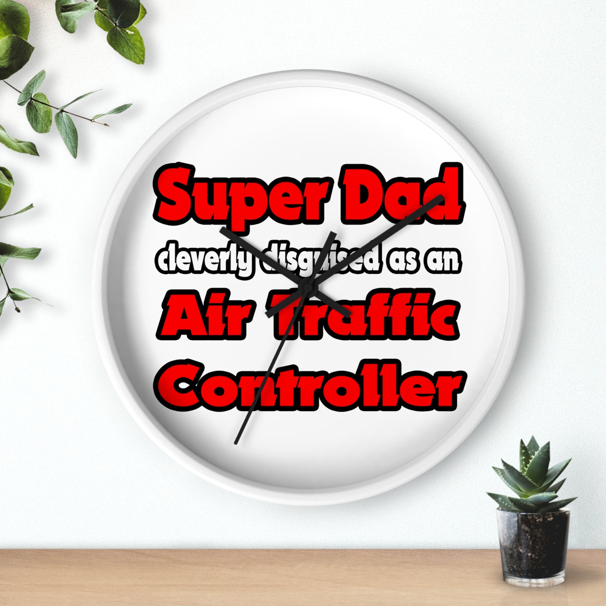 Super Dad ... Air Traffic Controller - Wall Clock