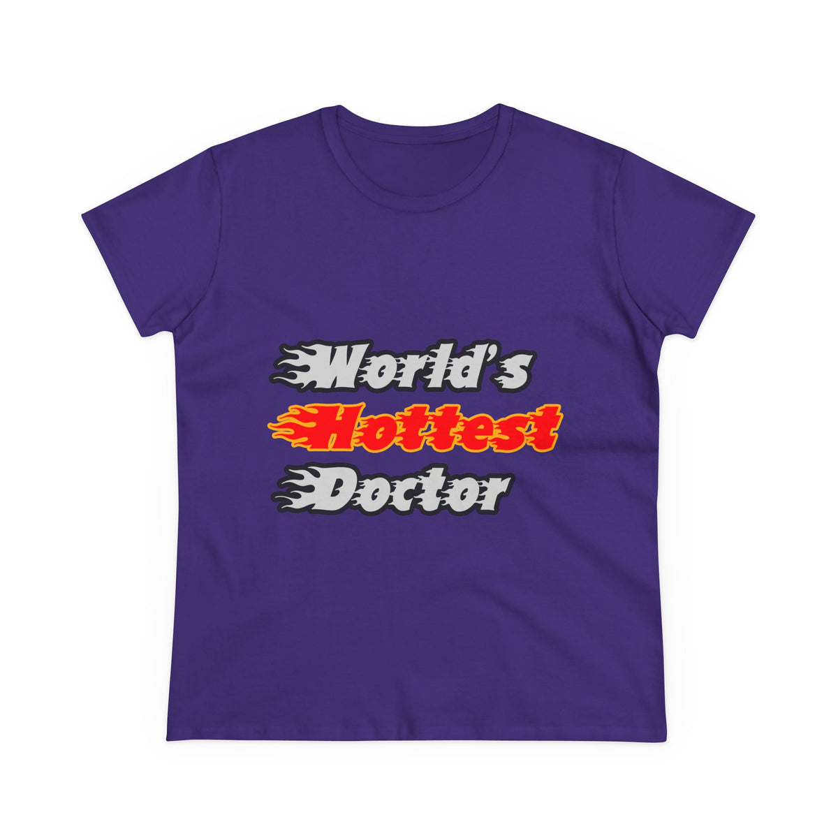 World's Hottest Doctor - Women's Midweight Cotton Tee
