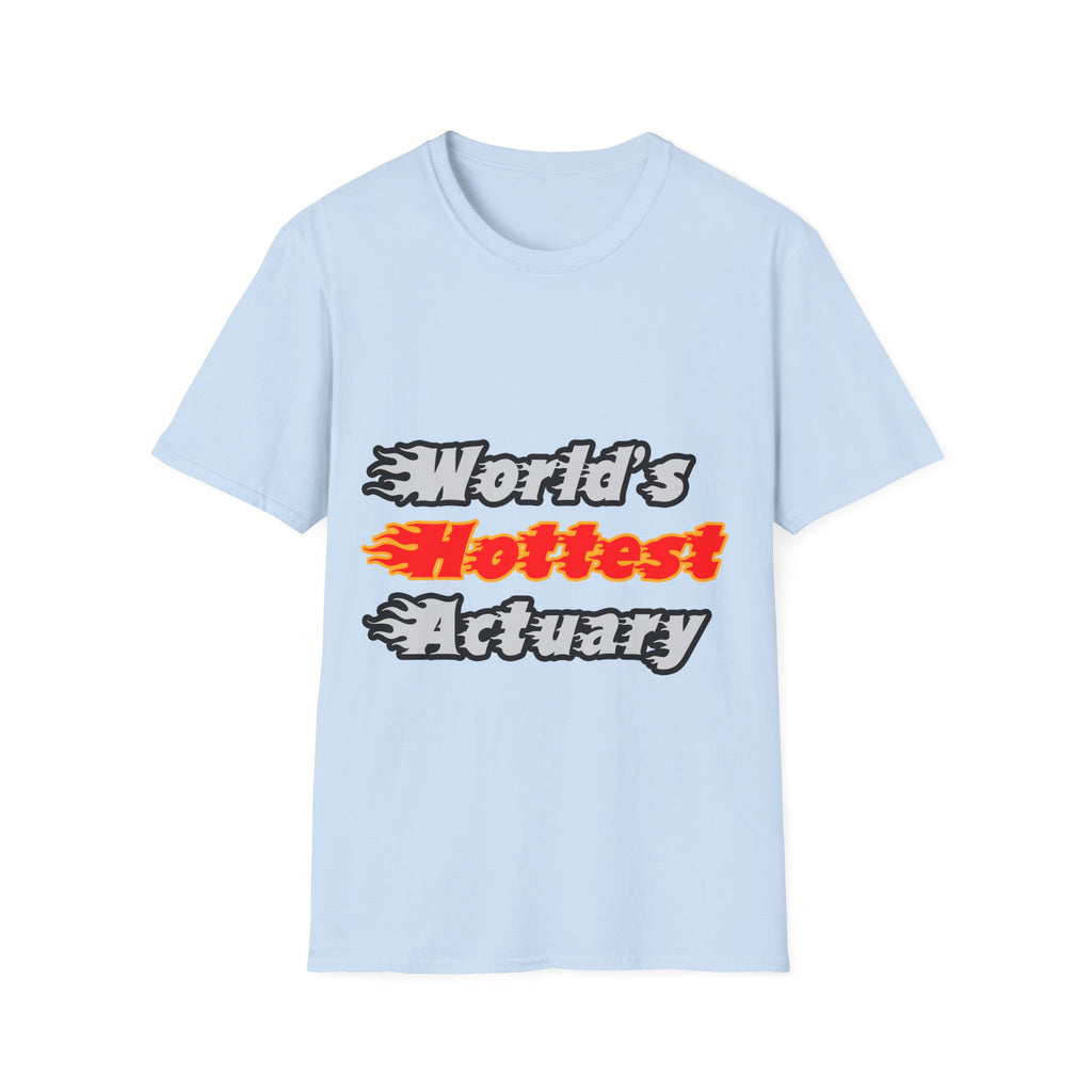 World's Hottest Actuary - Unisex Softstyle T-Shirt