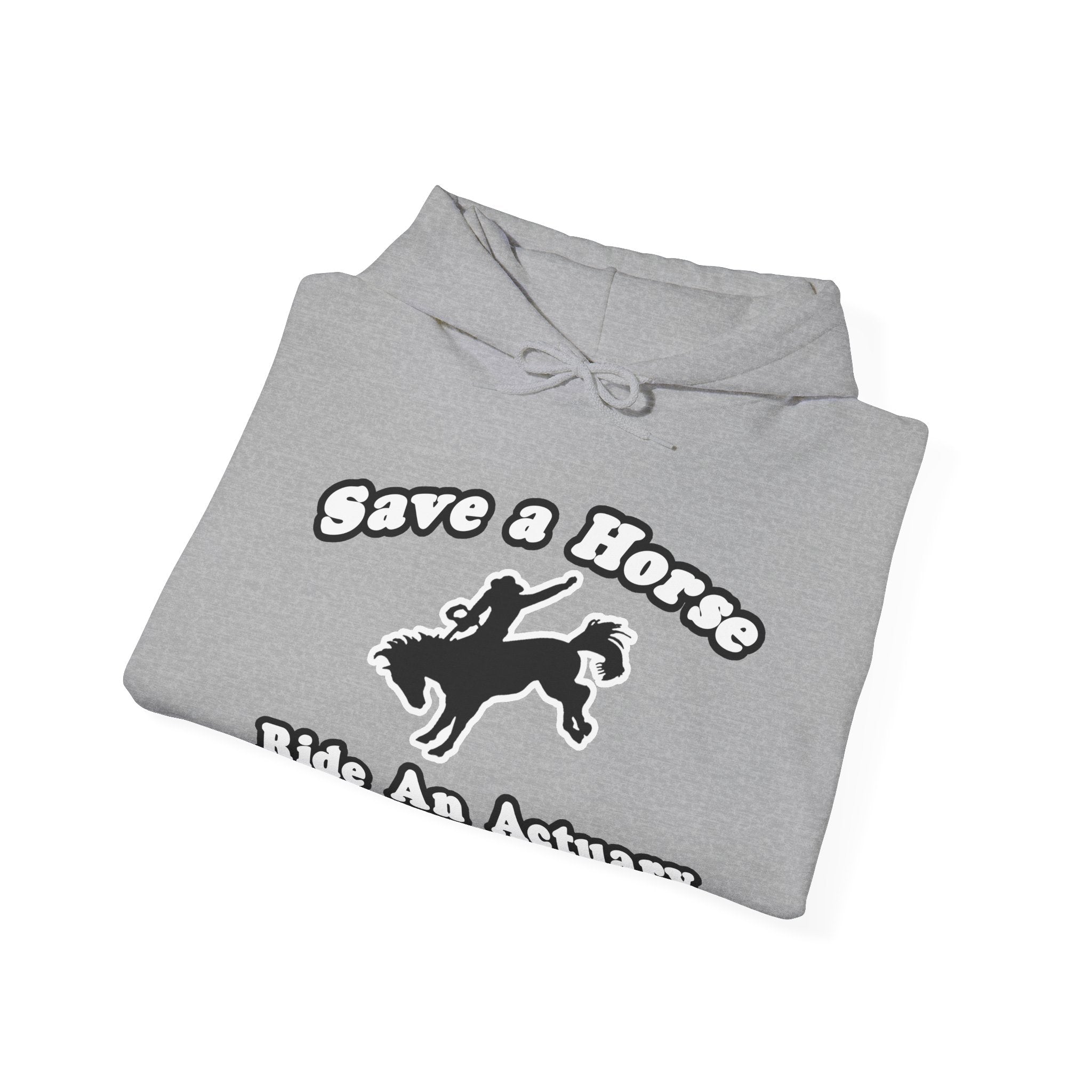 Save Horse, Ride Actuary - Unisex Heavy Blend™ Hooded Sweatshirt