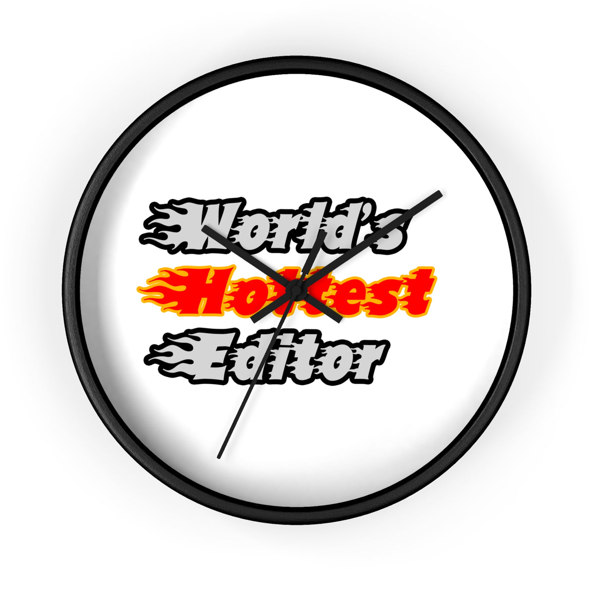 World's Hottest Editor - Wall Clock