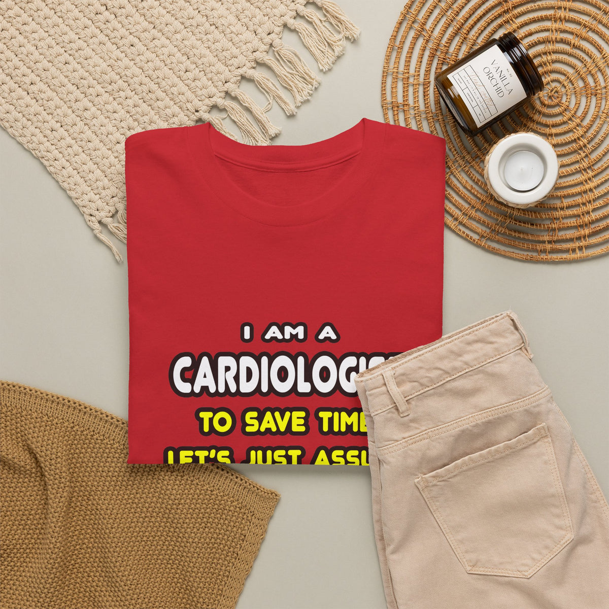 Funny Cardiologist T Shirts and Gifts - Unisex Heavy Cotton Tee