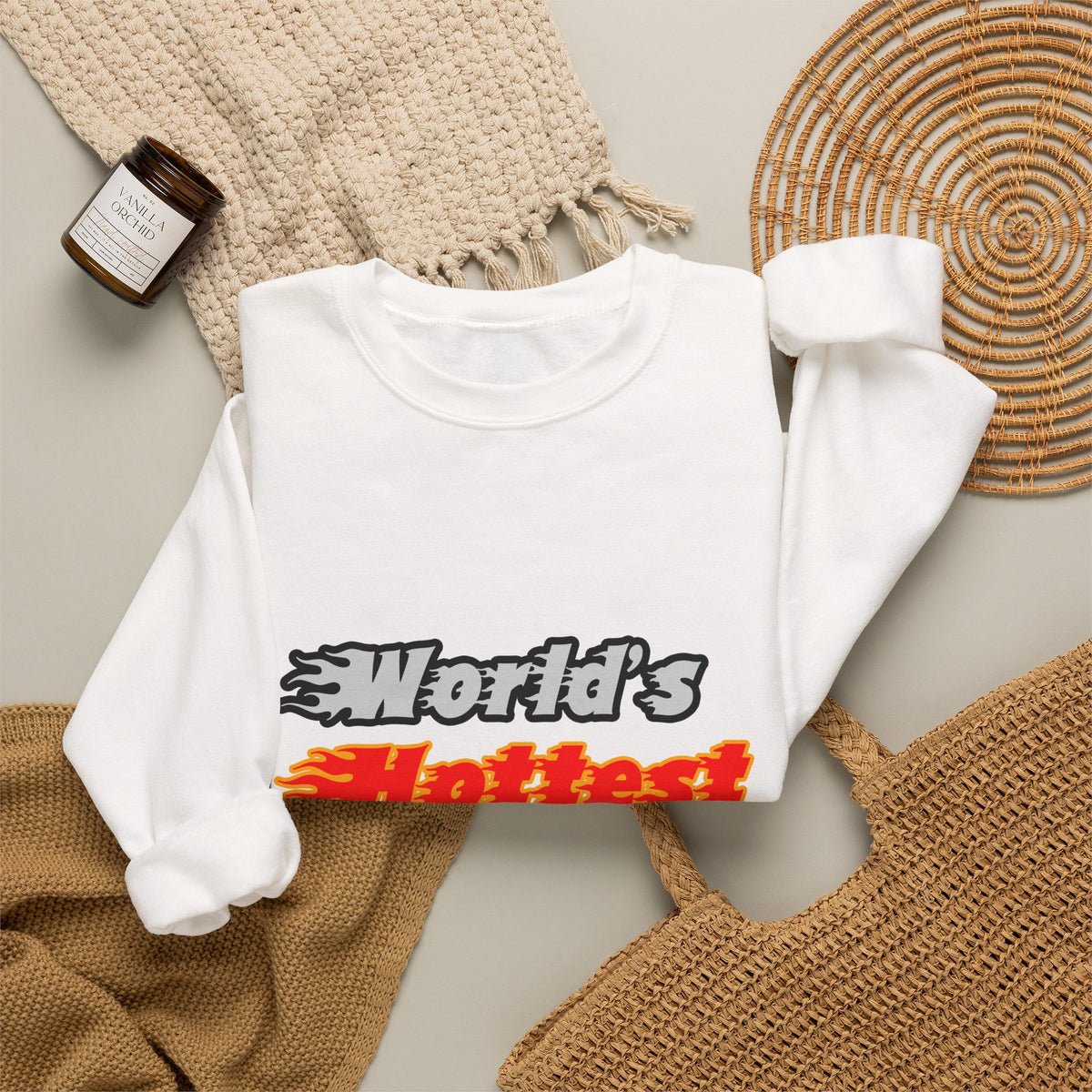 World's Hottest Doctor - Unisex Heavy Blend™ Crewneck Sweatshirt