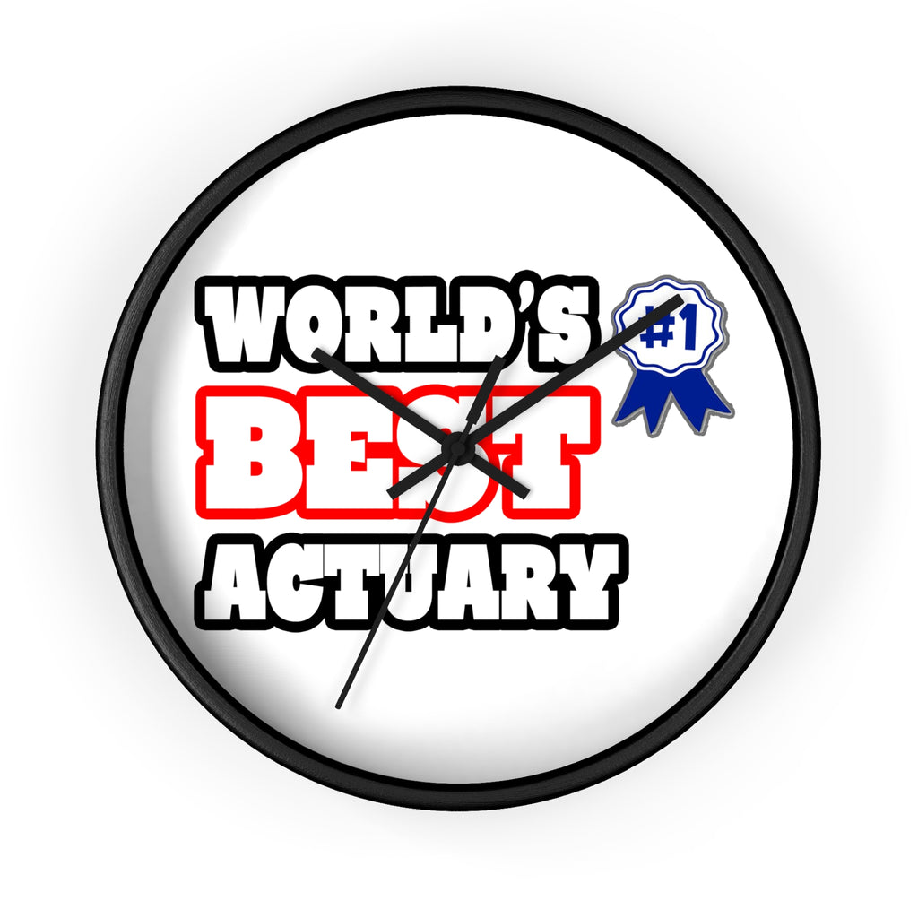 World's Best Actuary - Wall Clock