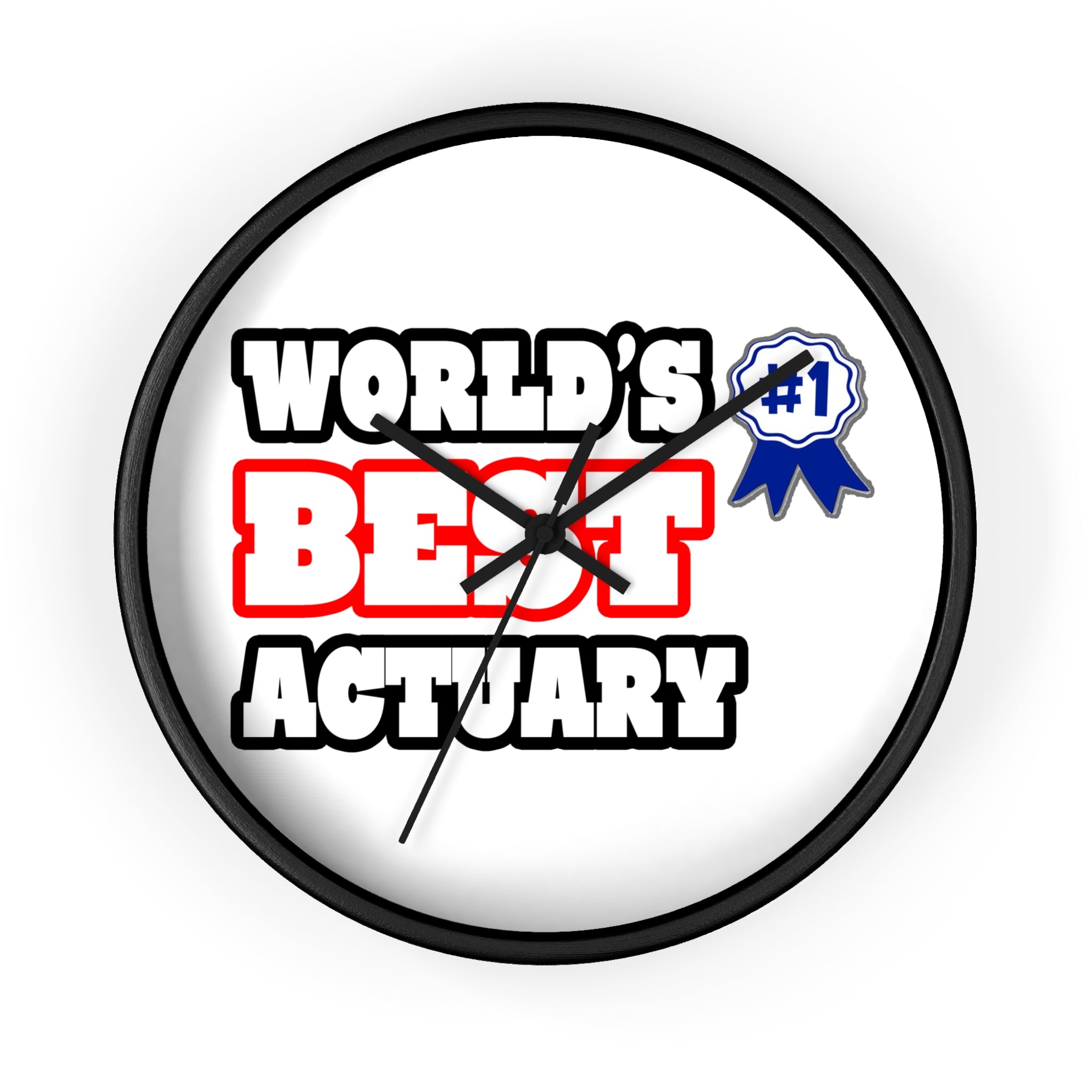 World's Best Actuary - Wall Clock