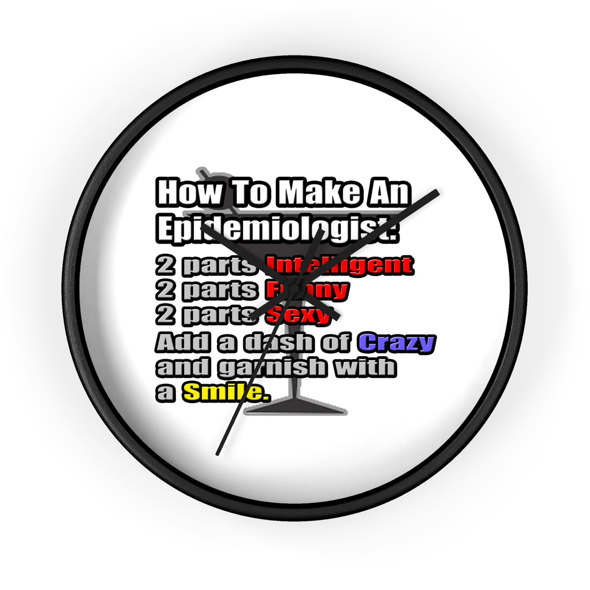 How To Make an Epidemiologist - Wall Clock