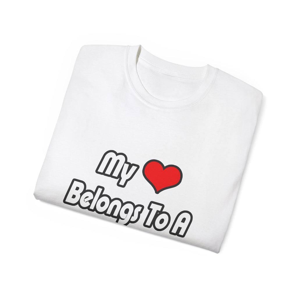 My Heart Belongs To A Teacher - Unisex Ultra Cotton Tee