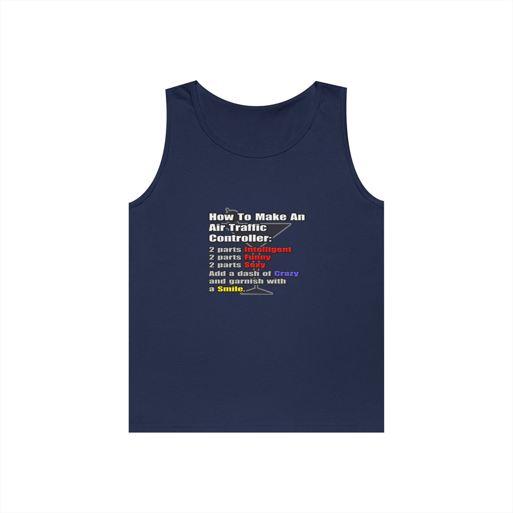 How To Make an Air Traffic Controller - Unisex Heavy Cotton Tank Top