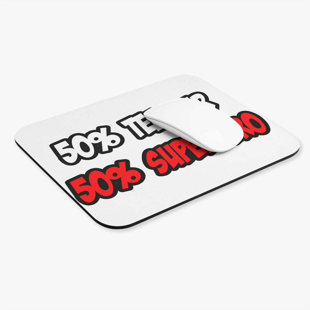 Half Teacher...Half Superhero - Mouse Pad (Rectangle)