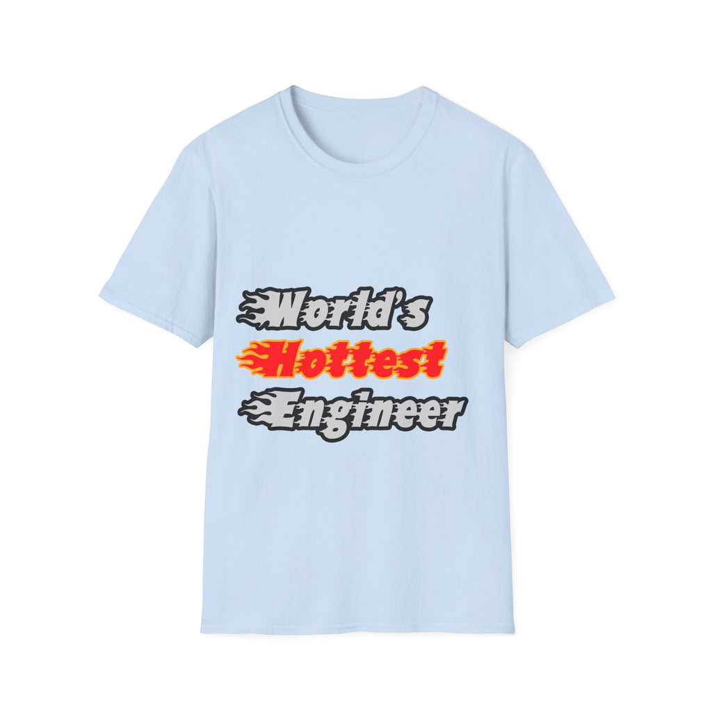 World's Hottest Engineer - Unisex Softstyle T-Shirt