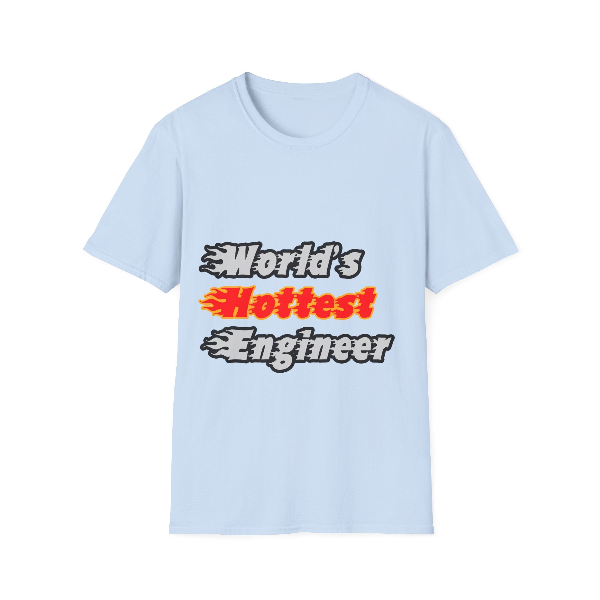 World's Hottest Engineer - Unisex Softstyle T-Shirt