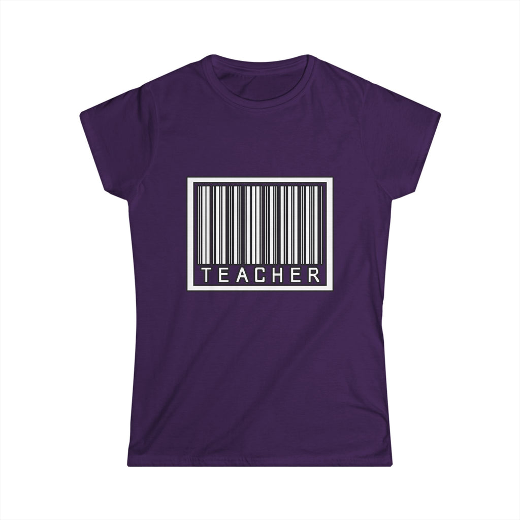 Barcode Teacher - Women's Softstyle Tee