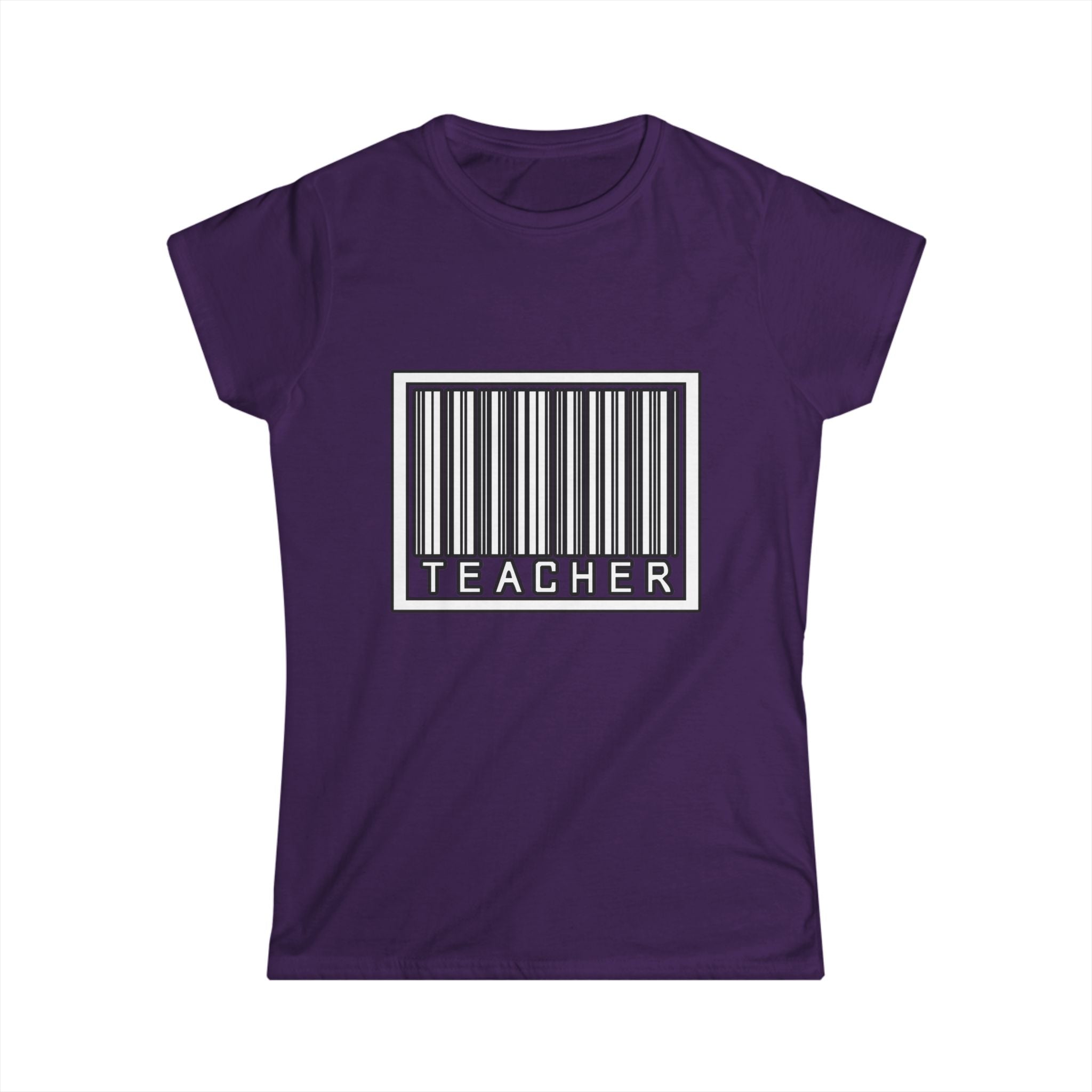 Barcode Teacher - Women's Softstyle Tee