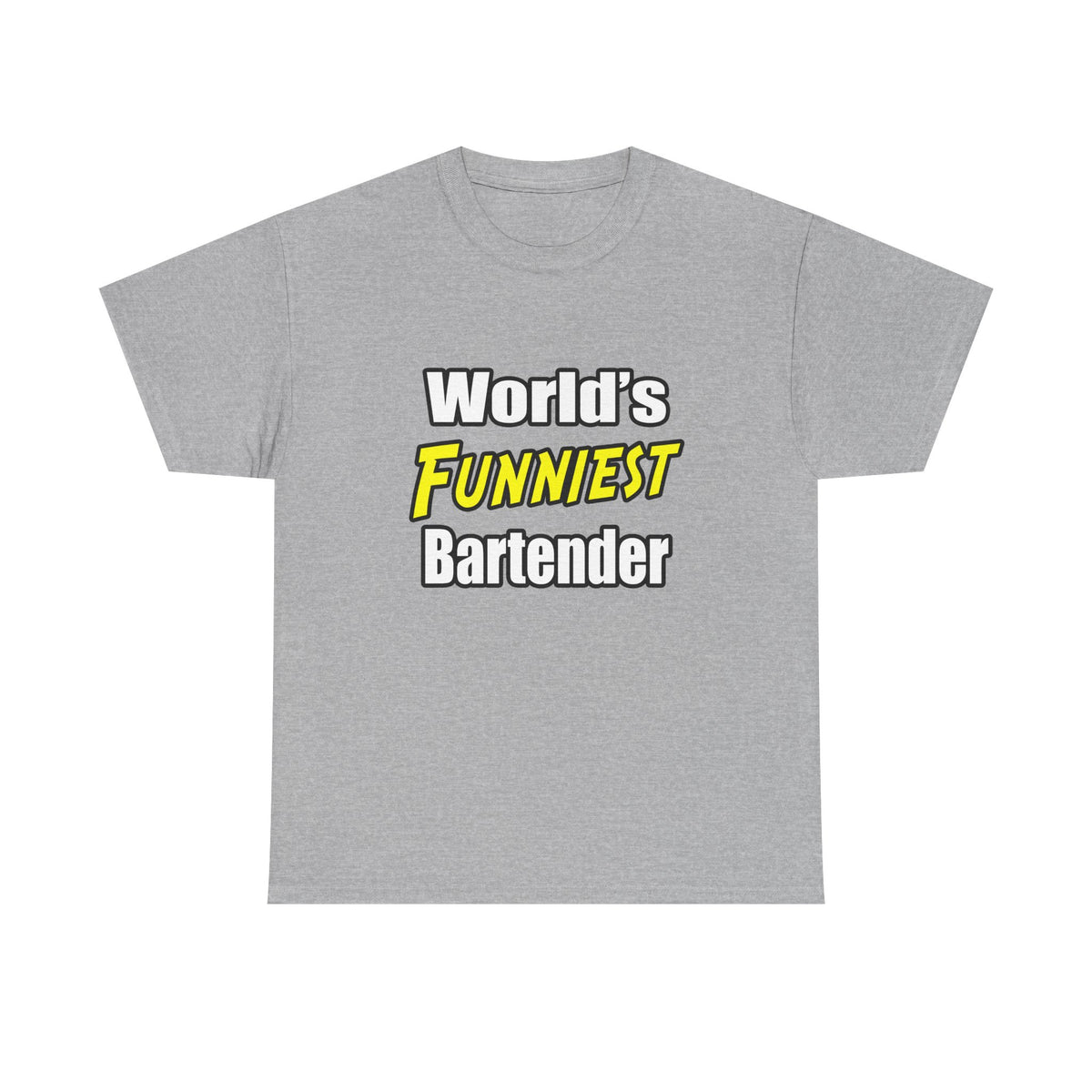 World's Funniest Bartender - Unisex Heavy Cotton Tee