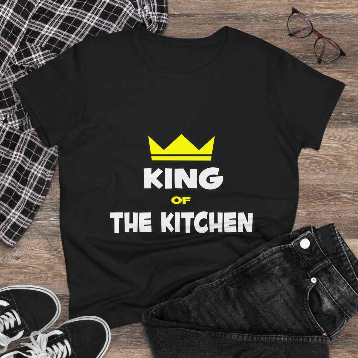 King of the Kitchen - Women's Midweight Cotton Tee