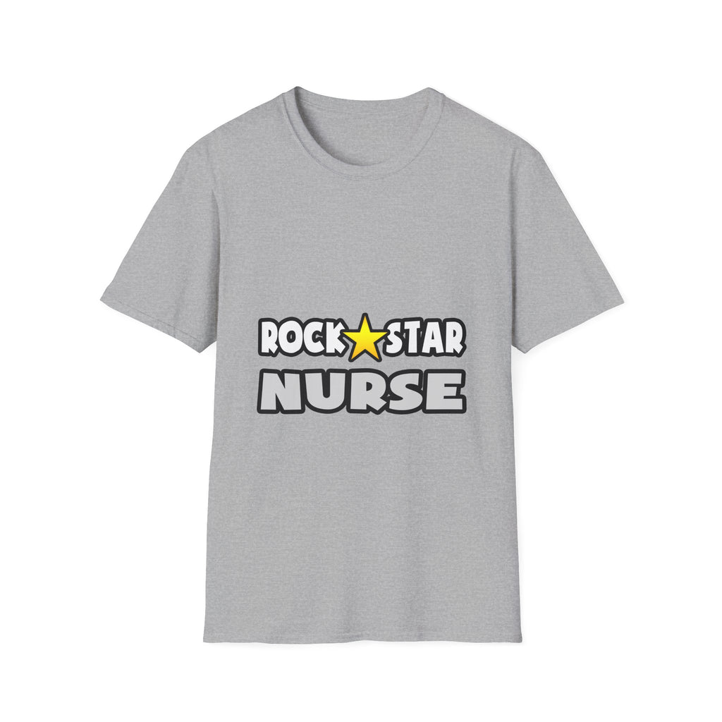 Rock Star Nurse (2) - Unisex Softstyle T-Shirt