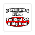 Psychiatric Nurse...Big Deal - Square Stickers