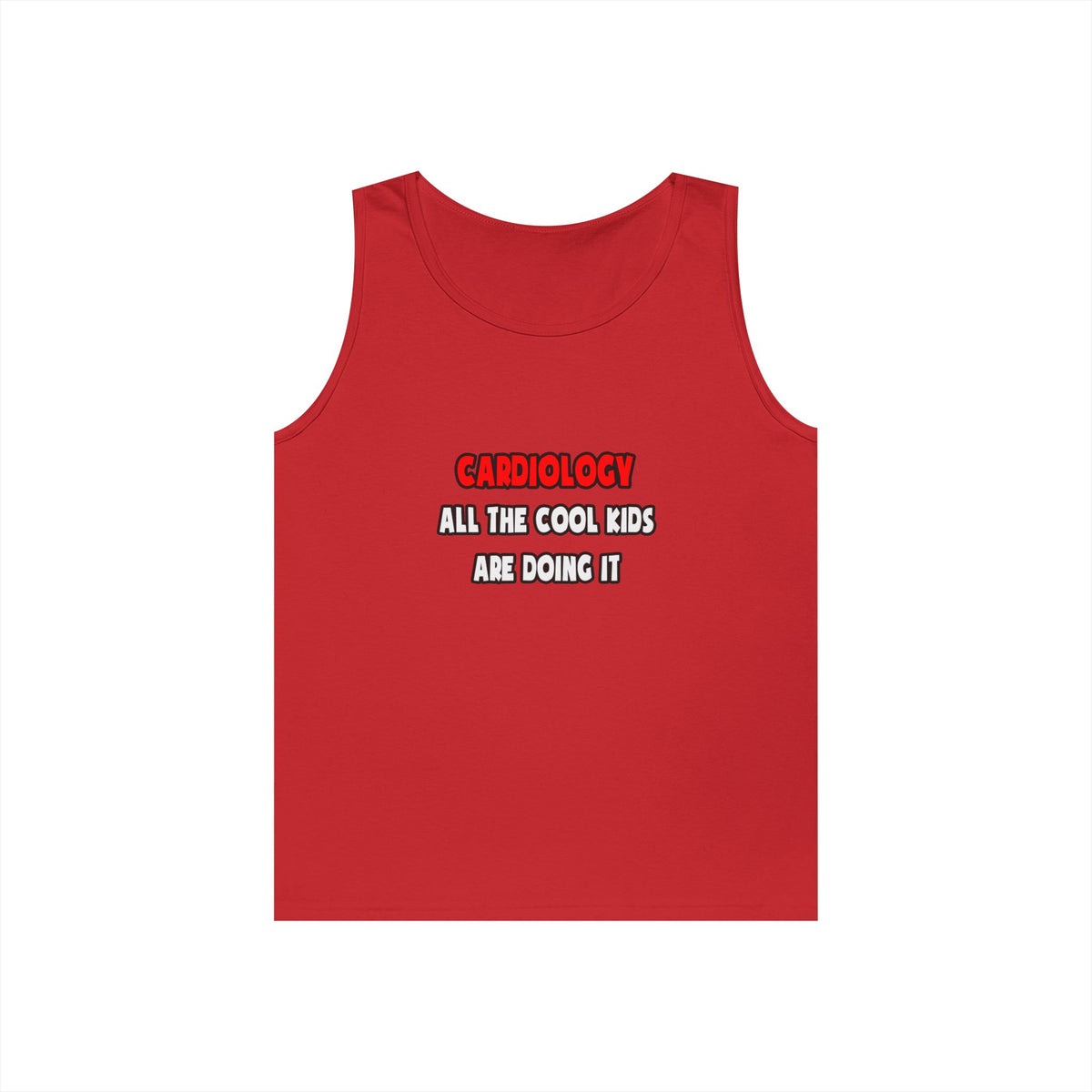 Funny Cardiologist Shirts and Gifts - Unisex Heavy Cotton Tank Top