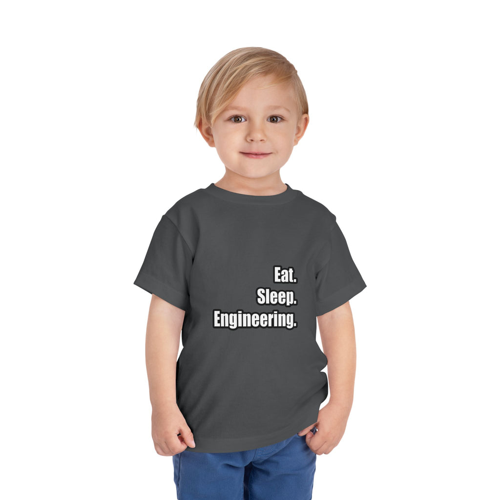 Eat. Sleep. Engineering - Toddler Short Sleeve Tee