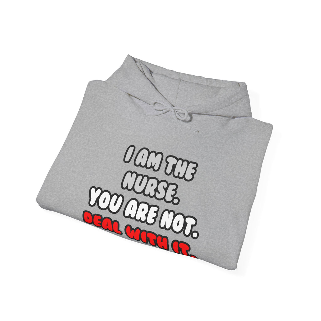 Deal With It ... Funny Nurse - Unisex Heavy Blend™ Hooded Sweatshirt