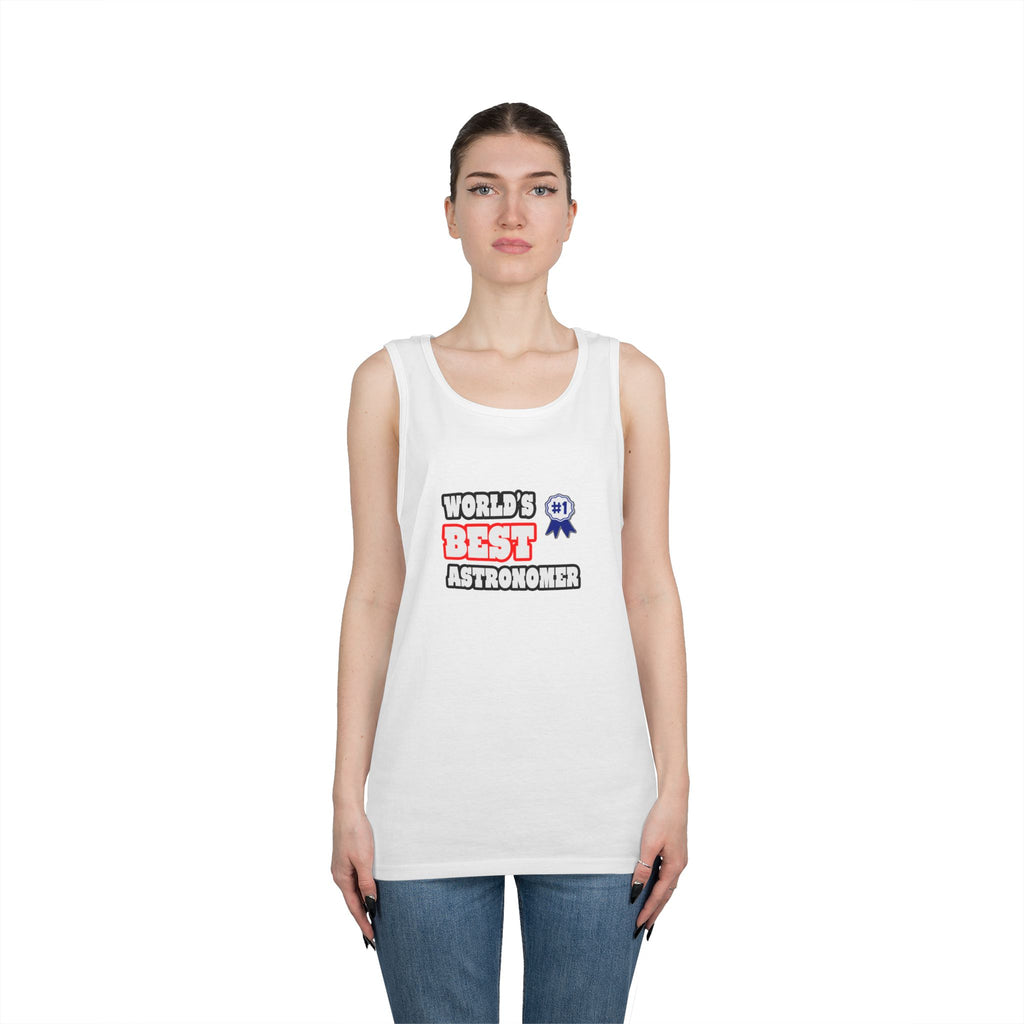 World's Best Astronomer - Unisex Heavy Cotton Tank Top