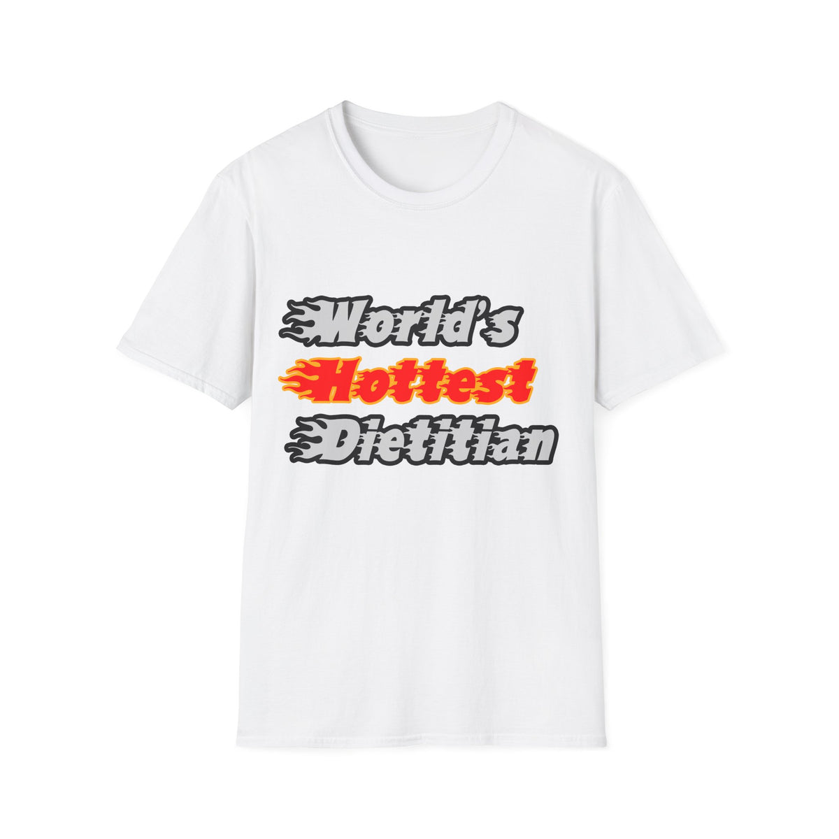 World's Hottest Dietitian - Unisex Softstyle T-Shirt