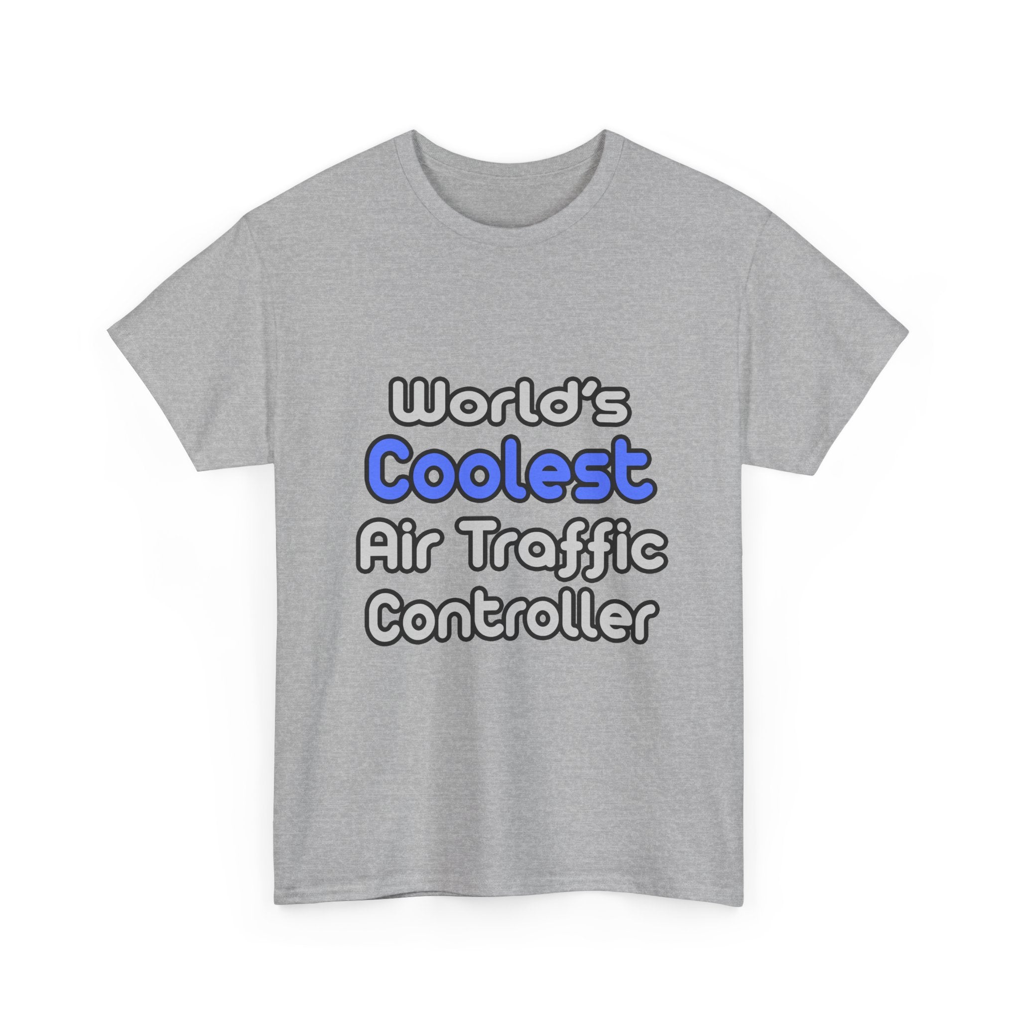 World's Coolest Air Traffic Controller - Unisex Heavy Cotton Tee