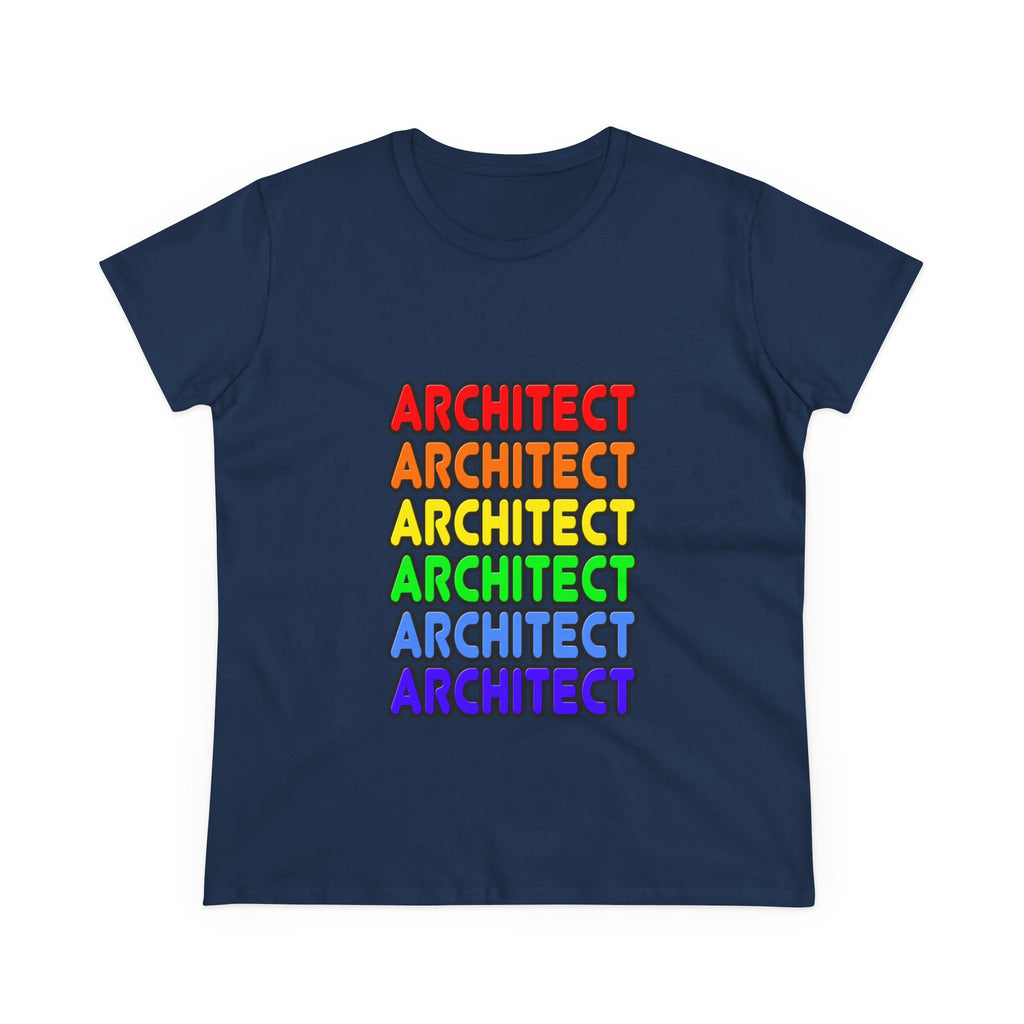 Rainbow Architect - Women's Midweight Cotton Tee