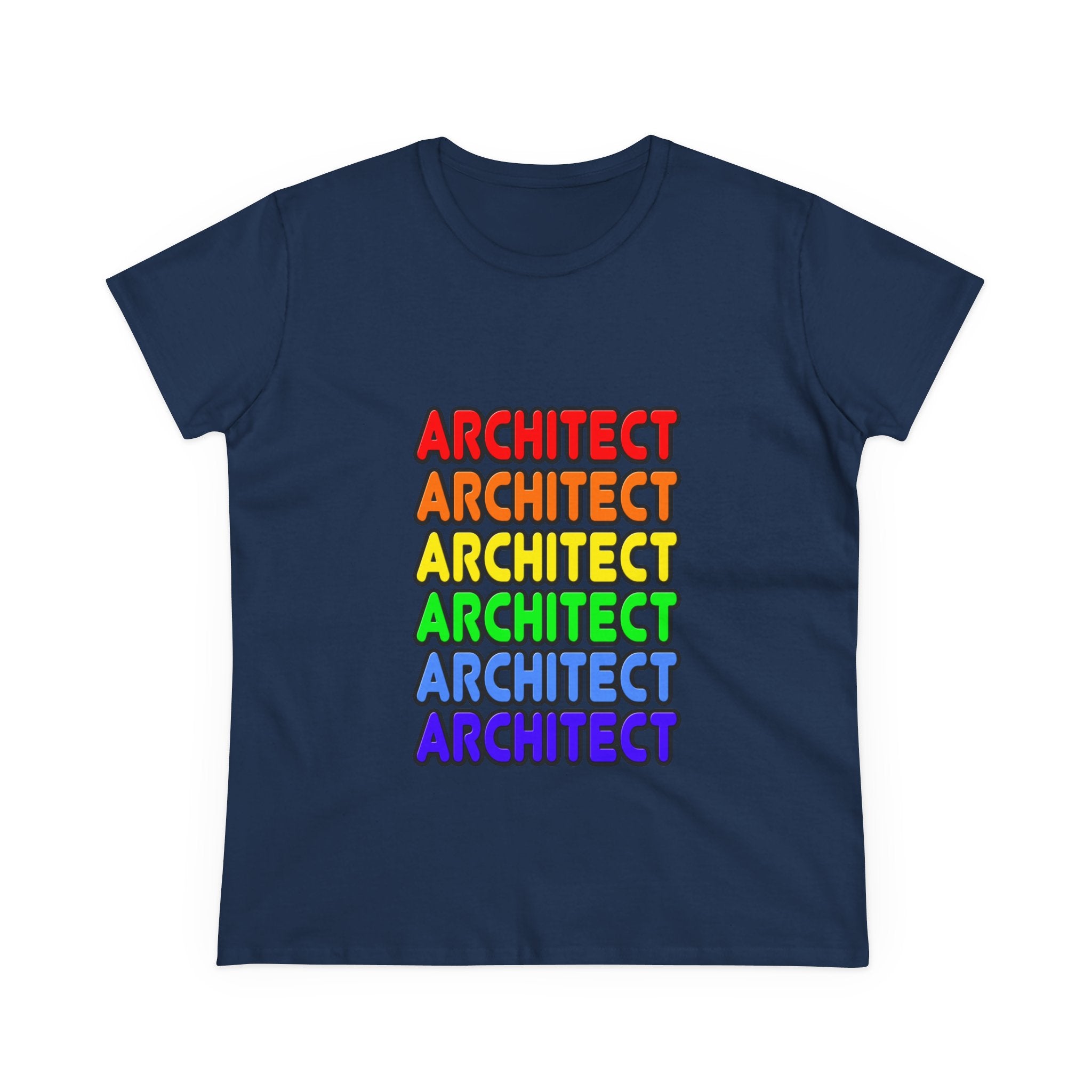 Rainbow Architect - Women's Midweight Cotton Tee