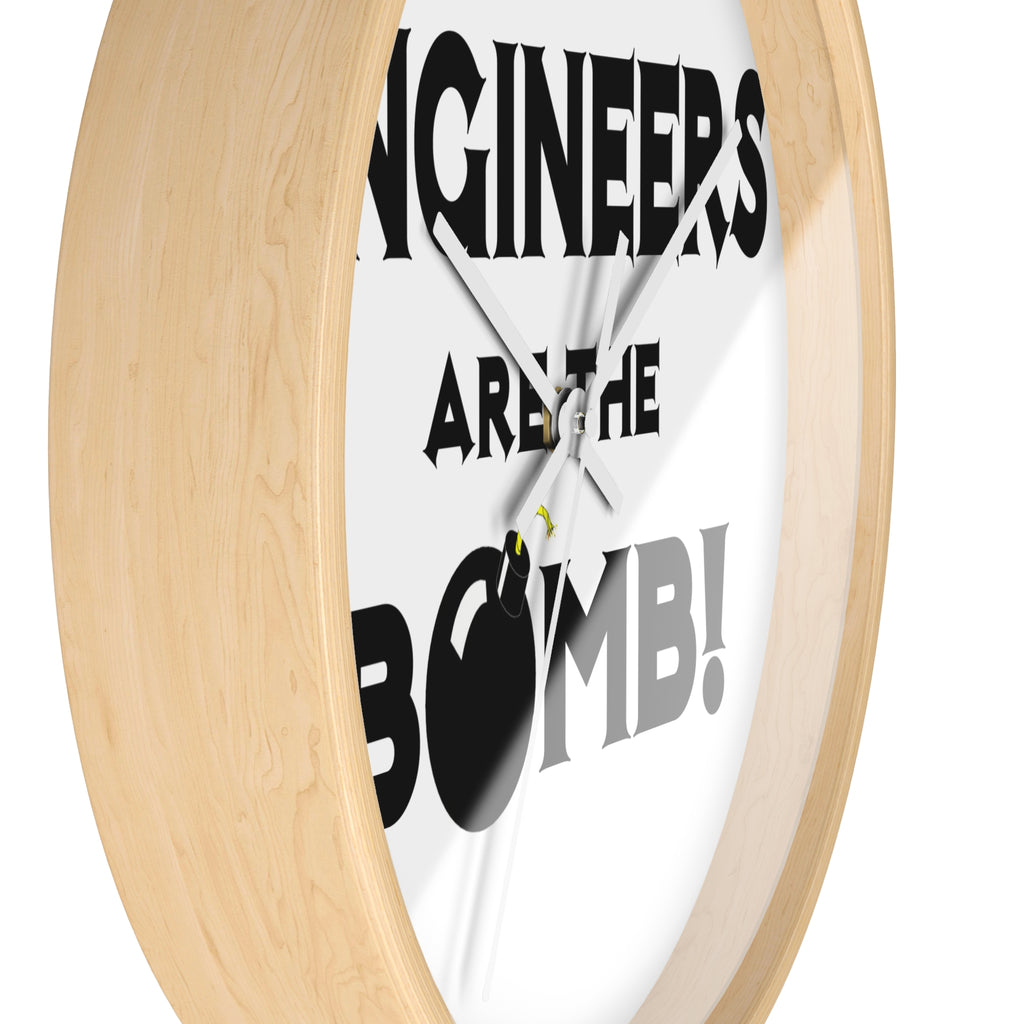 Engineers Are The Bomb! (2) - Wall Clock
